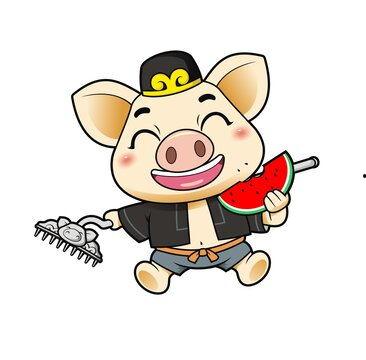 娱乐吃瓜卡通,揭秘吃瓜群众的欢乐时光