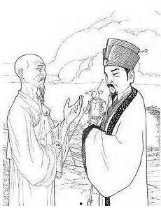 国画小和尚吃瓜,小和尚的国画食趣